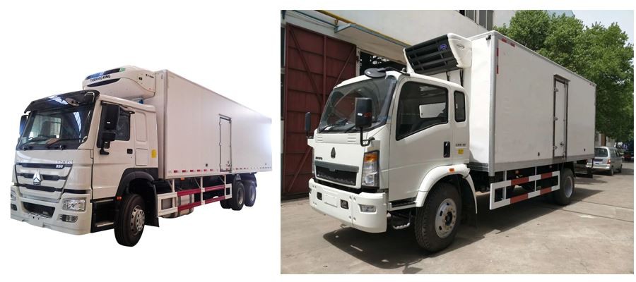 howo Refrigerator Truck detail display